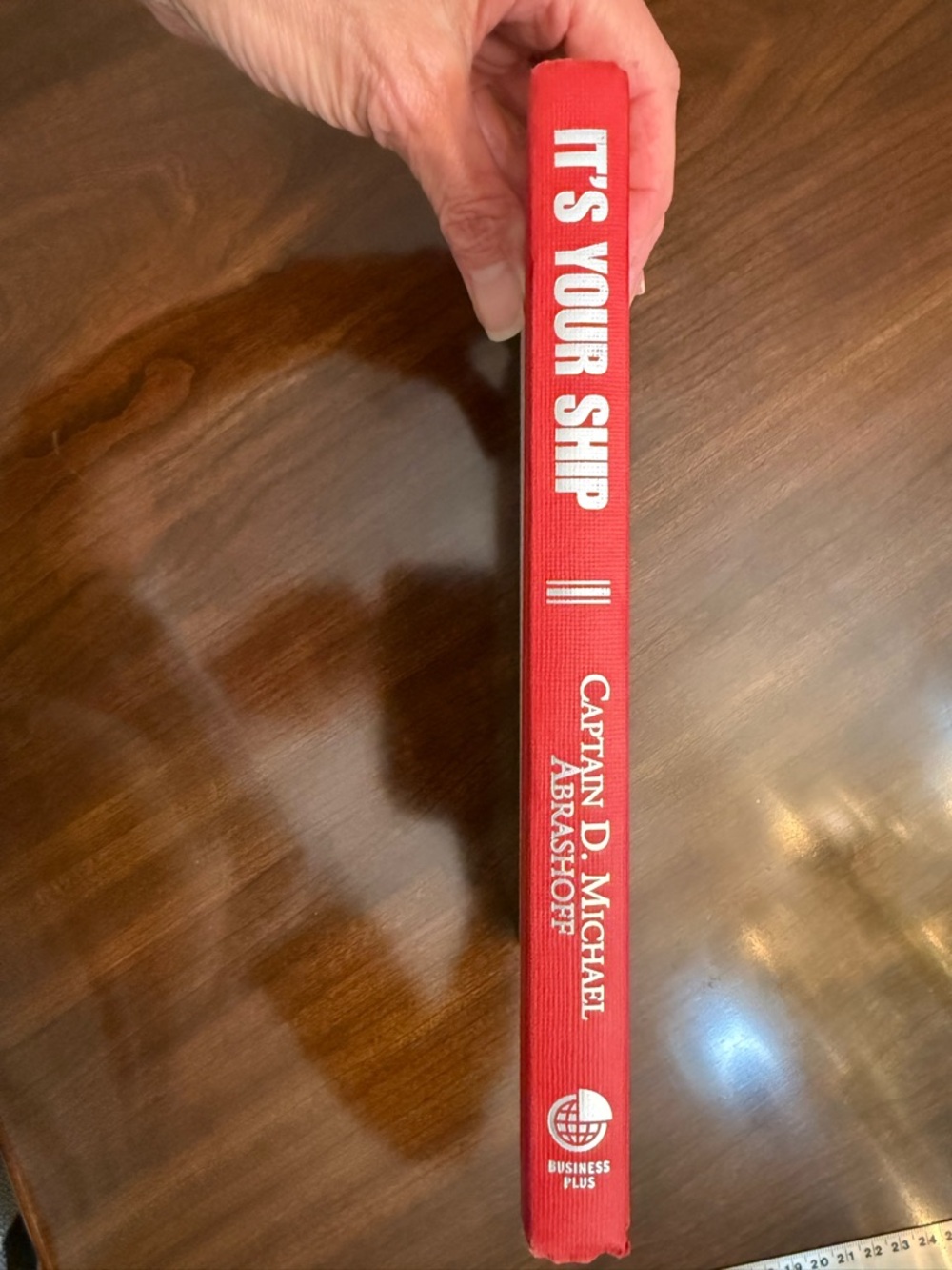 It's Your Ship by Captain D. Michael Abrashoff - Red Hardcover w signed sticker